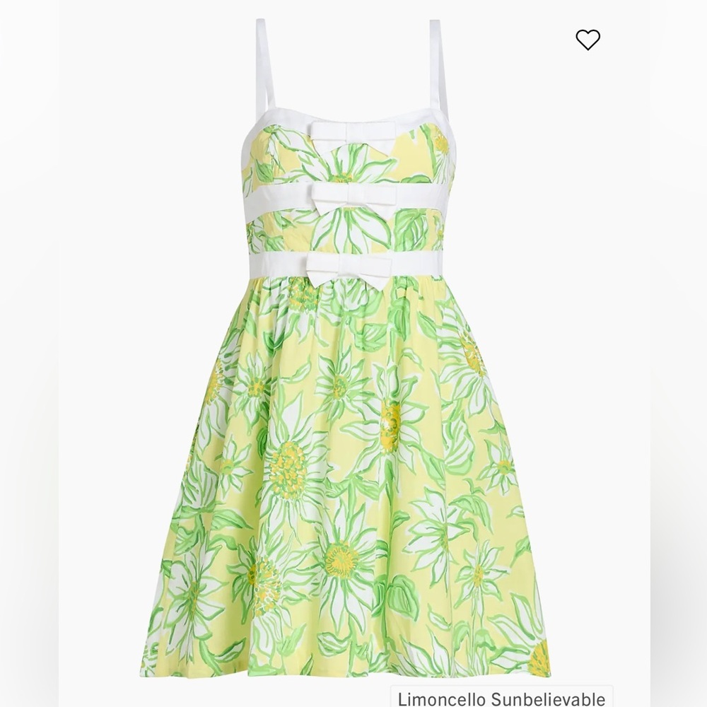Lilly Pulitzer Cheri floral A line dress- NWOT!